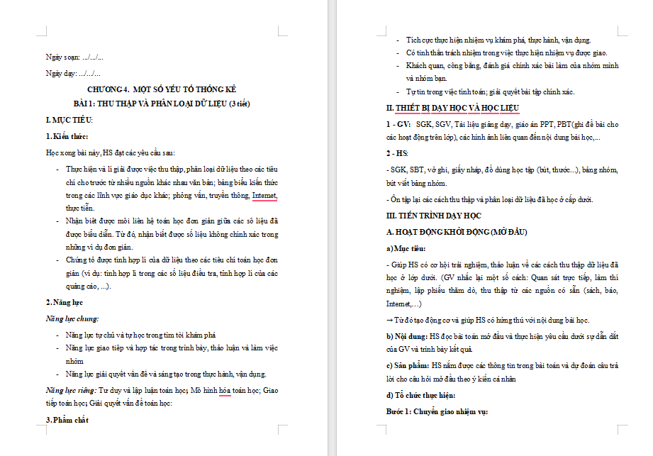 Giáo án PowerPoint Toán 8 Chân trời sáng tạo Bài 1