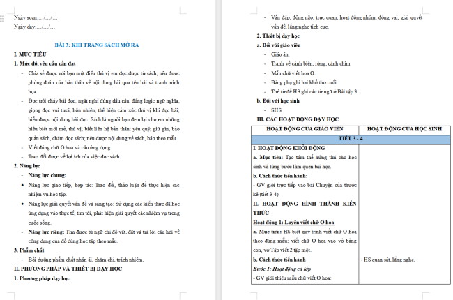 Giáo án Tiếng Việt 2 Bài 3: Từ chỉ sự vật. Đặt và trả lời câu hỏi Để làm gì?