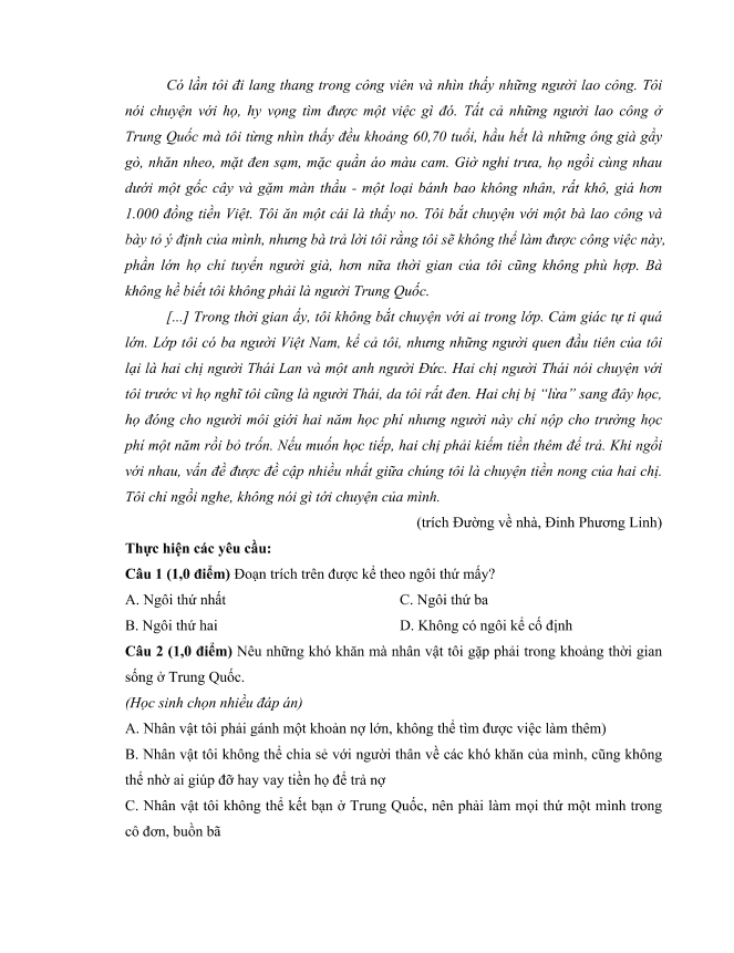 bo de thi hoc ki 1 mon ngu van 6 ket noi tri thuc so 2 h4*709299