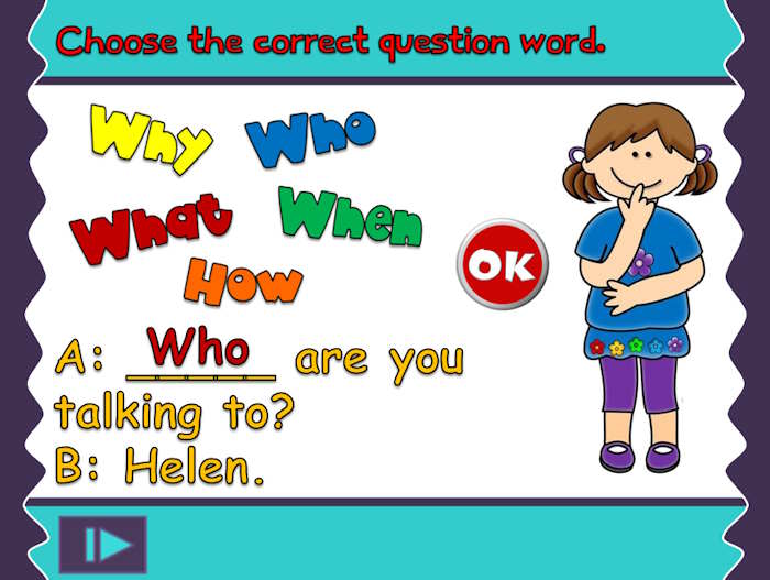 PowerPoint Trò chơi Từ để hỏi