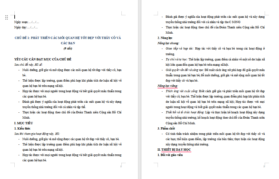 Giáo án PowerPoint Hoạt động trải nghiệm 12 Chủ đề 1