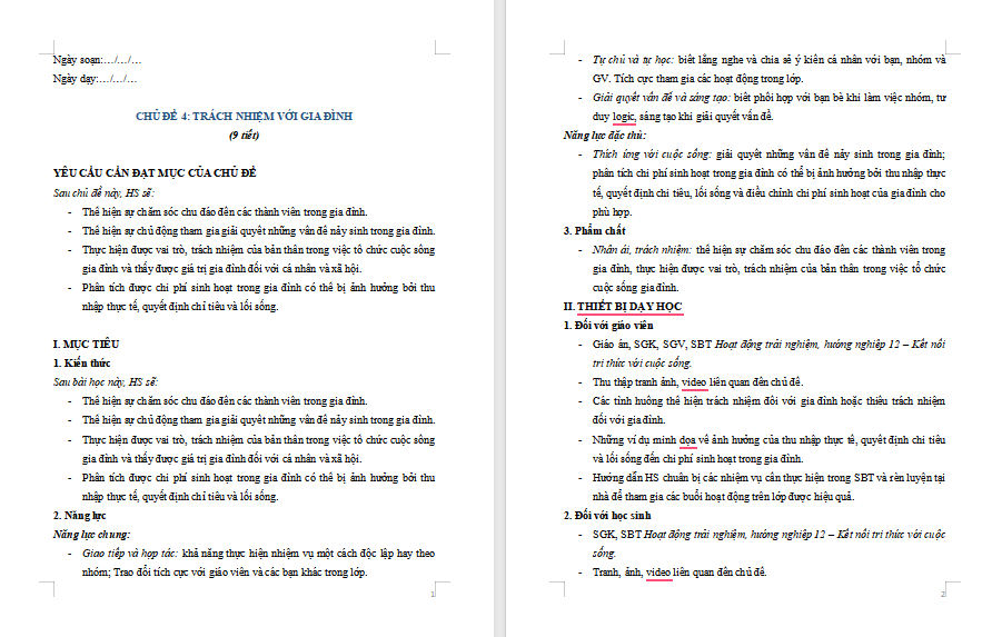 Giáo án PowerPoint Hoạt động trải nghiệm 12 Chủ đề 4