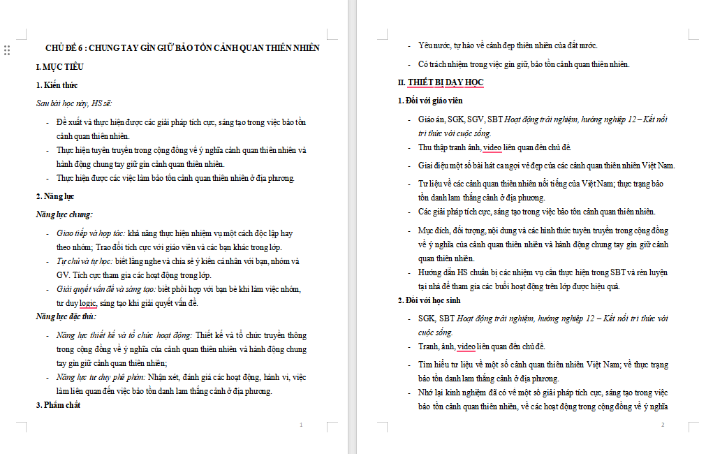 Giáo án PowerPoint Hoạt động trải nghiệm 12 Chủ đề 6