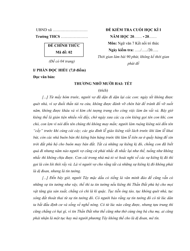 bo de thi hoc ki 1 mon ngu van 7 ket noi tri thuc so 2 h1 1*710339