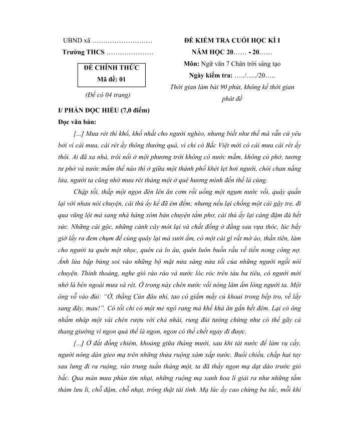 bo de thi hoc ki 1 mon ngu van 7 chan troi sang tao so 2 h1 1*710664