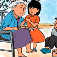 Giáo án PowerPoint Tiếng Việt 2 Bài 13: Nghe - viết Bà nội, bà ngoại, Chữ hoa L