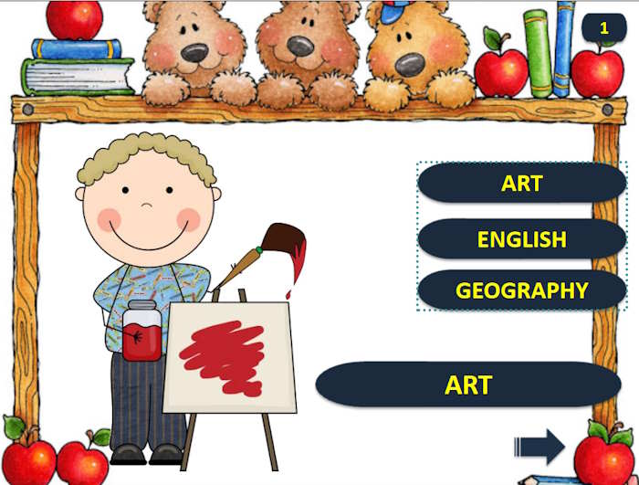 PowerPoint Trò chơi Môn học