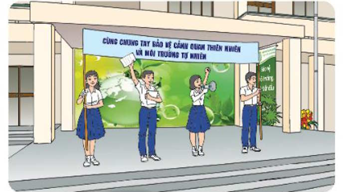 Tuyên truyền về việc bảo tổn cảnh quan thiên nhiên