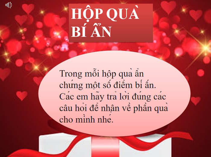 PowerPoint Trò chơi Hộp quà bí ẩn