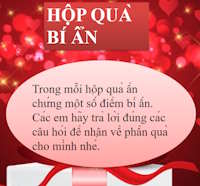 PowerPoint Trắc nghiệm Hộp quà bí ẩn