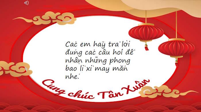 PowerPoint Trò chơi Nhận lixi