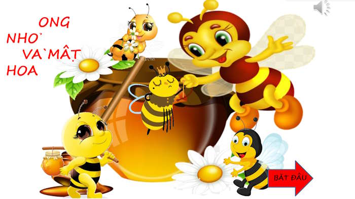 PowerPoint Trò chơi Mật ong và mật hoa