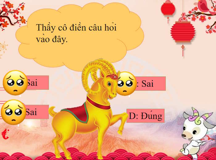 PowerPoint Trò chơi Vòng quay năm mới