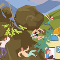 PowerPoint Trò chơi Giải cứu sạt lở