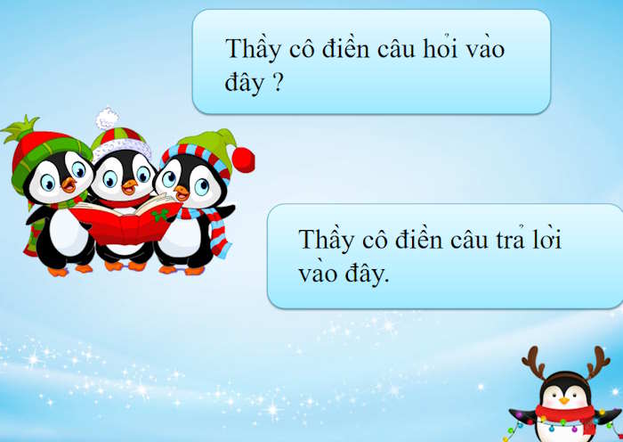 PowerPoint Trò chơi Chim cánh cụt học bài