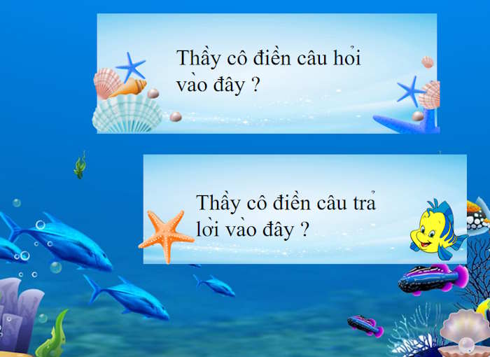 PowerPoint Trò chơi Dọn dẹp đại dương