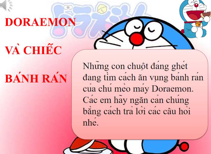 PowerPoint Doremon và chiếc bánh rán