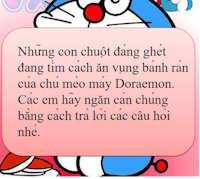 PowerPoint Trò chơi Doremon và chiếc bánh rán