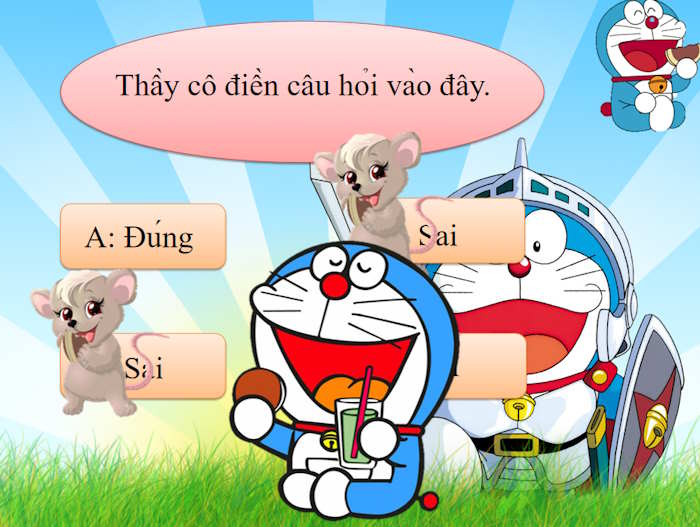 PowerPoint Doremon và chiếc bánh rán