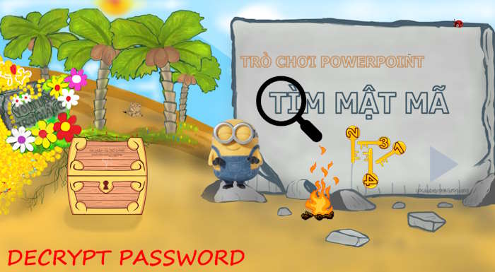 PowerPoint Trò chơi Tìm mật mã