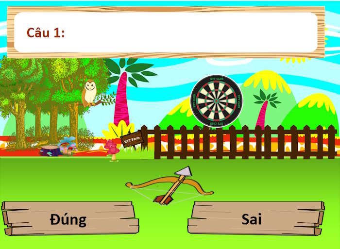 PowerPoint Trò chơi Bắn cung
