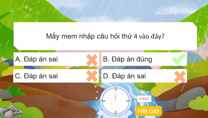 Trò chơi Cứu hộ sạt lỡ