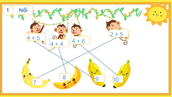 Luyện tập phép cộng trong phạm vi 10
