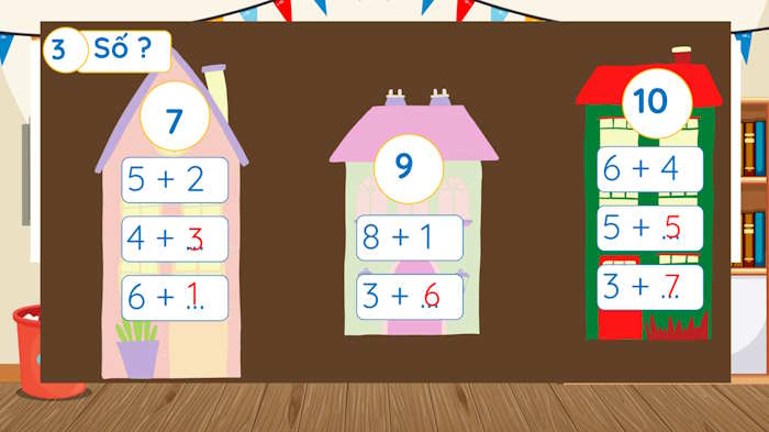 Luyện tập phép cộng trong phạm vi 10