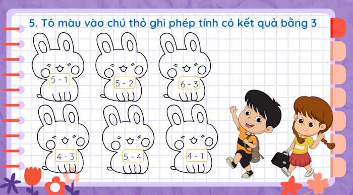 Phép trừ trong phạm vi 6