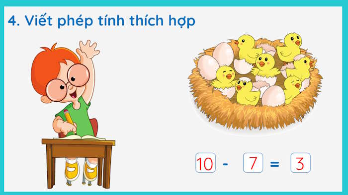 Làm quen với phép trừ, dấu trừ