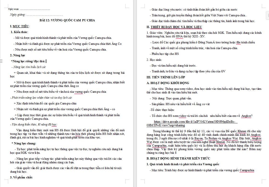  Bài 12: Vương quốc Cam-pu-chia