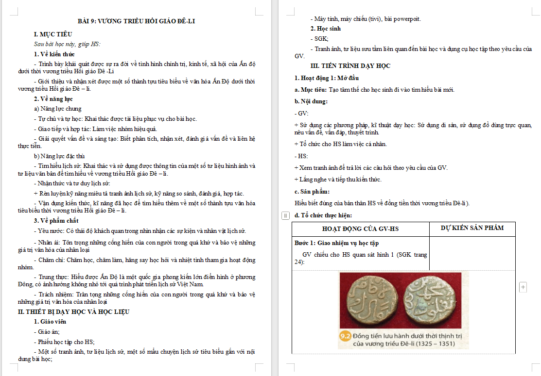 PowerPoint Lịch sử 7 Chân trời sáng tạo Bài 9 t