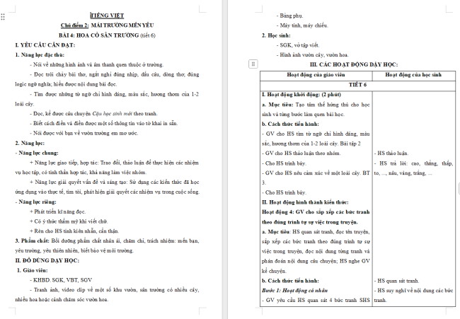 Giáo án Tiếng Việt 3 Bài 4: Đọc - kể Cậu học sinh mới