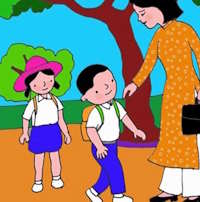 Giáo án Sinh hoạt lớp 2 tuần 12: Kính yêu thầy cô - Thân thiện với bạn bè