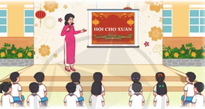 Tham gia chuẩn bị tổ chức hội trợ xuân
