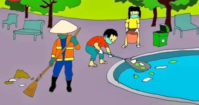 Tìm hiểu thực trạng vệ sinh môi trường nơi em sinh sống