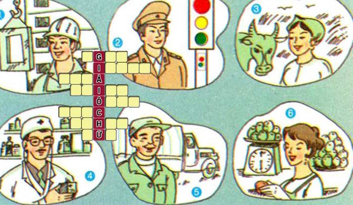 Trò chơi giải ô chữ về nghề nghiệp