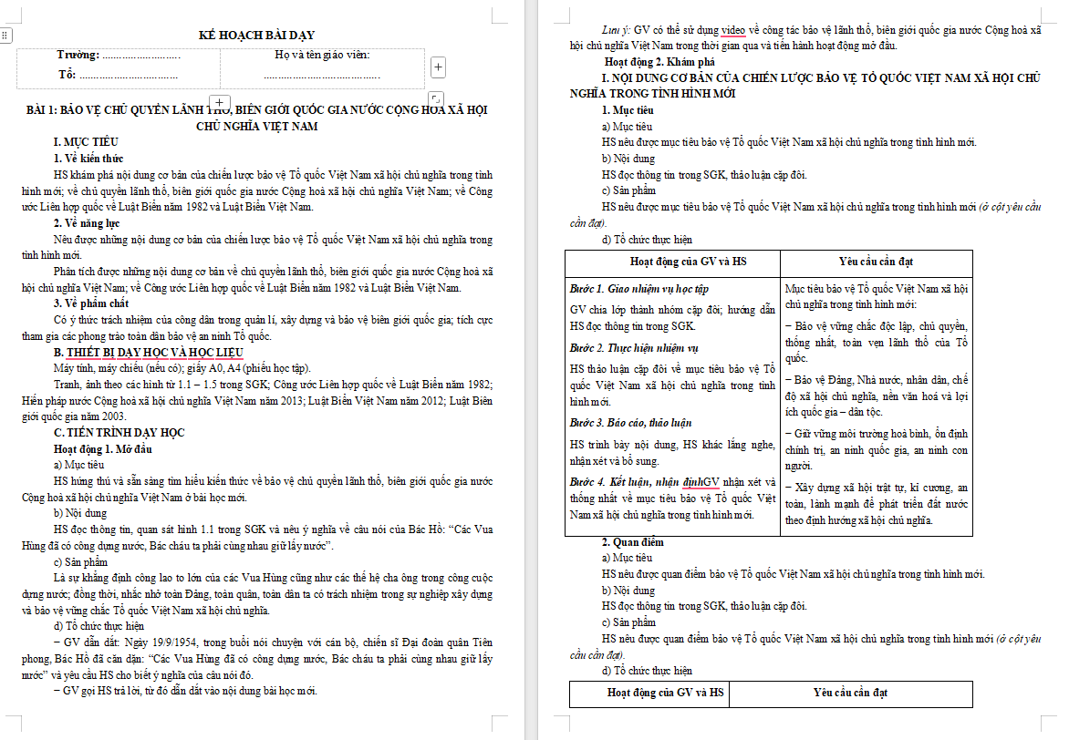 PowerPoint Giáo dục Quốc phòng và An ninh 11 Bài 1