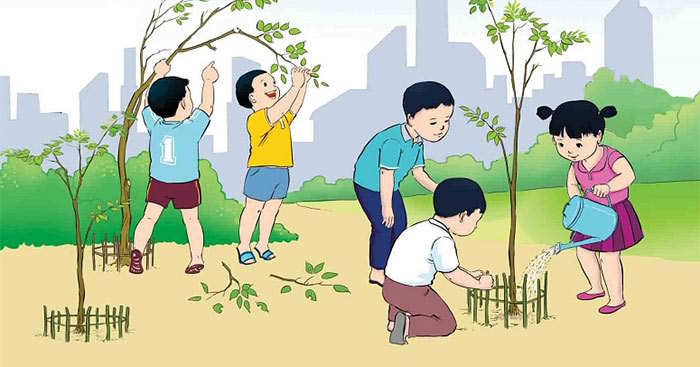 Điều em học được từ chủ đề Em yêu lao động