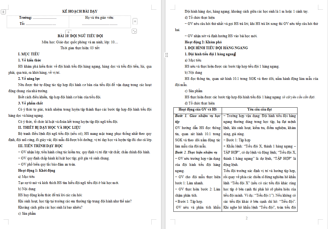 PowerPoint Giáo dục Quốc phòng và An ninh 10 Bài 10