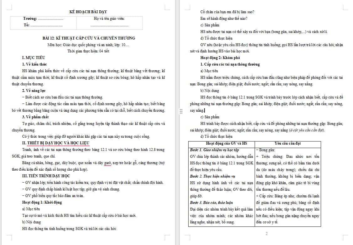 PowerPoint Giáo dục Quốc phòng và An ninh 10 Bài 12