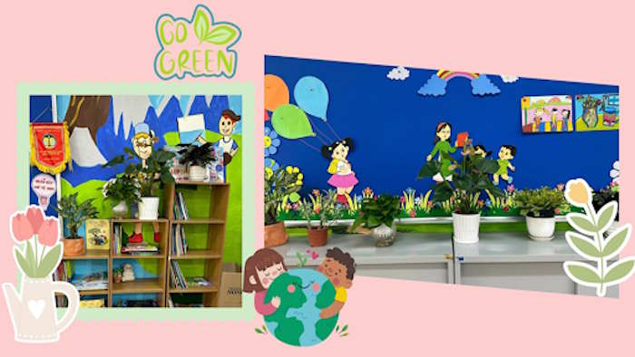 Xây dựng kế hoạch trường xanh, lớp sạch