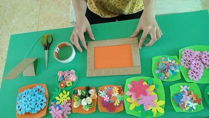 Trang trí khung ảnh gia đình