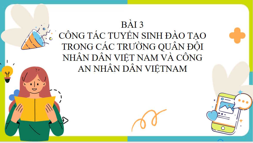 Giáo án PowerPoint Giáo dục Quốc phòng 12 Bài 3