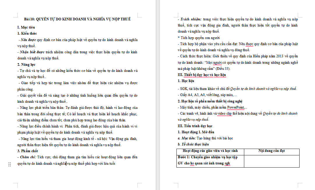 Giáo án PowerPoint Giáo dục công dân 9 Bài 10