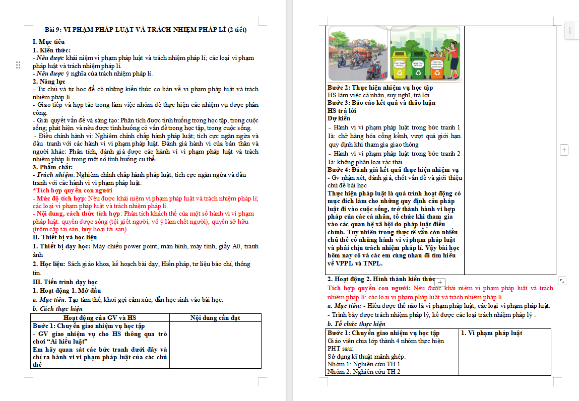 Giáo án PowerPoint Giáo dục công dân 9 Bài 9