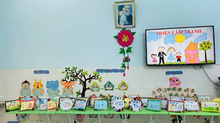 Trang trí khung ảnh gia đình