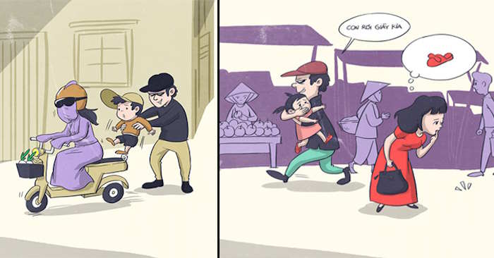 Thực hành ứng xử trong tình huống có nguy cơ bị bắt cóc