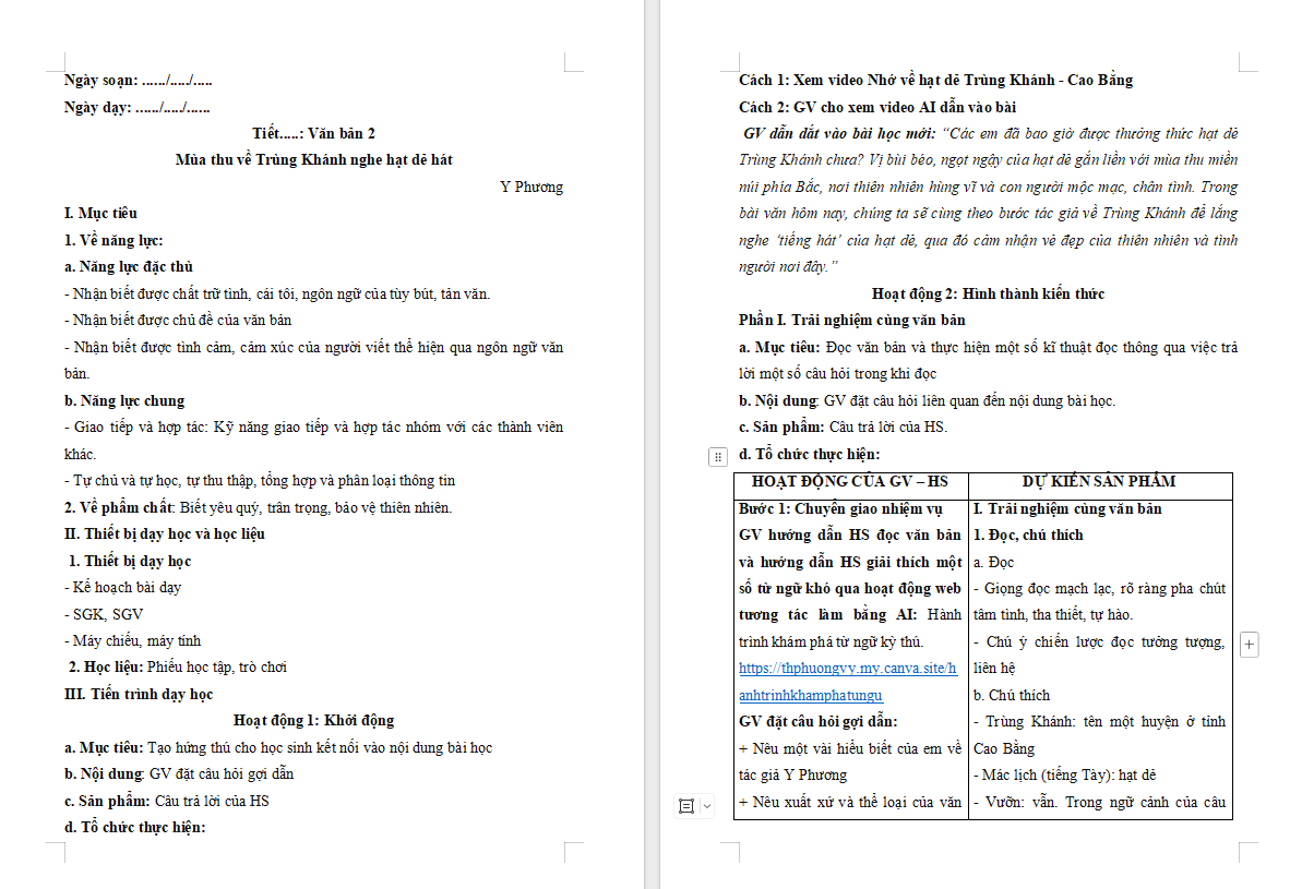 PowerPoint Ngữ văn 7 Bài 4: Mùa thu về Trùng Khánh nghe hạt dẻ hát