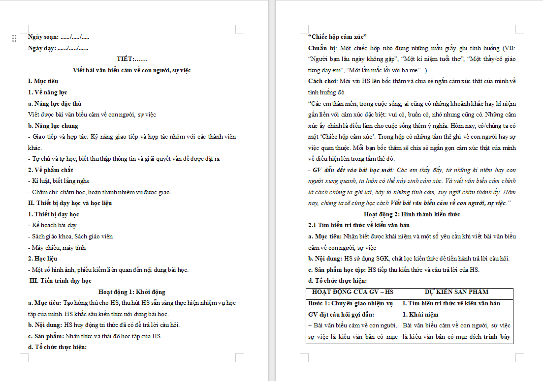 PowerPoint Ngữ văn 7 Bài 4: Viết bài văn biểu cảm về con người sự việc